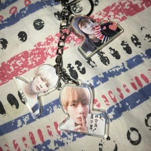 BTS V Photo Keychain